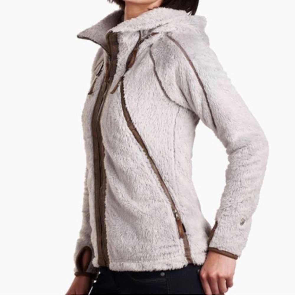COPY - COPY - KUHL Hooded Flight Jacket, Medium, Soft/Cozy/Warm, Stone Color
